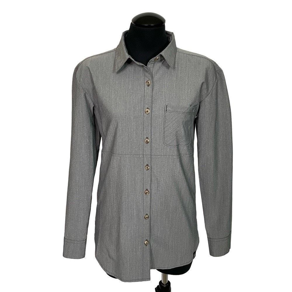 The North Face Gray Button Up Shirt - Women’s XS